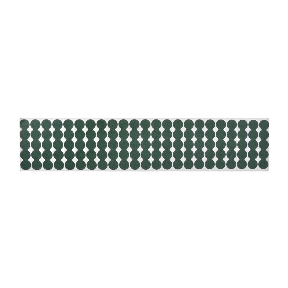 5x18650 - Yeşil Renk Kağıt Pozitif - Delikli - 23lü Blister