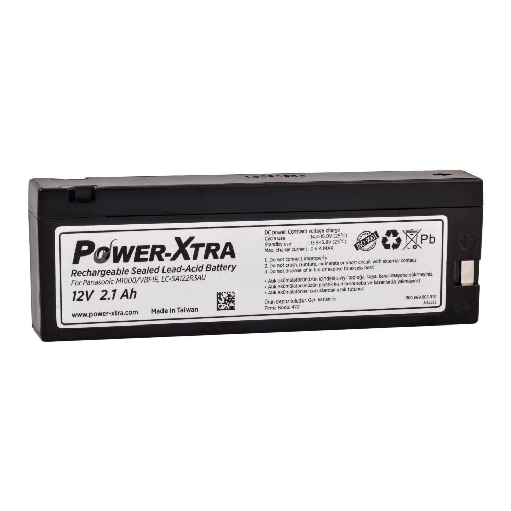 Power-Xtra PX1222 - 12V 2.1 Ah M1000/VBF1E Lead Acid Batarya