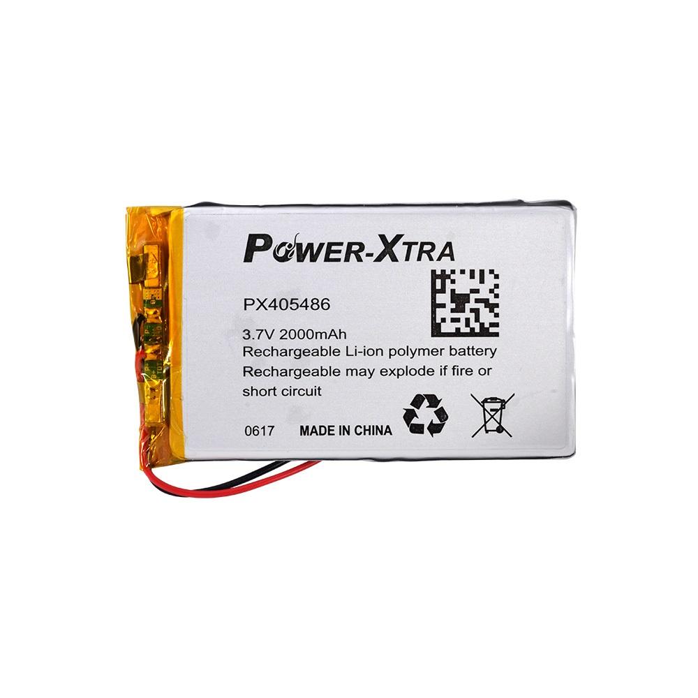 Power-Xtra PX405486 - 3.7V 2000 mAh Li-Polymer Pil - Devreli