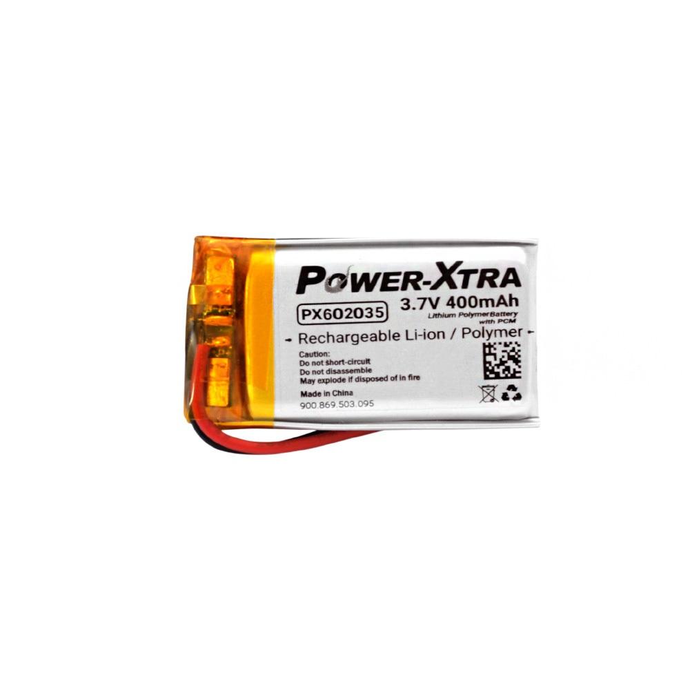 Power-Xtra PX602035 - 3.7V 400 mAh Li-Polymer Pil - Devreli