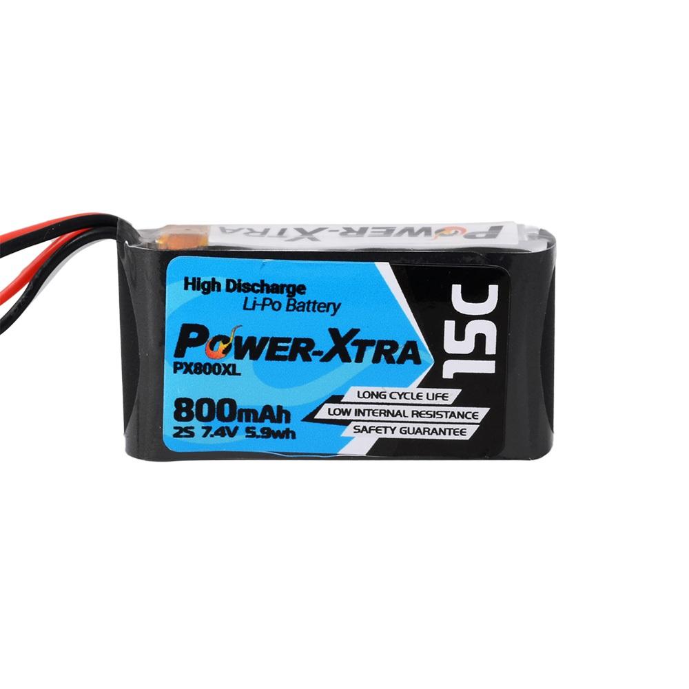 Power-Xtra PX800XL2S -2S1P- 7.4V 800 mAh Li-Polymer Pil -15C