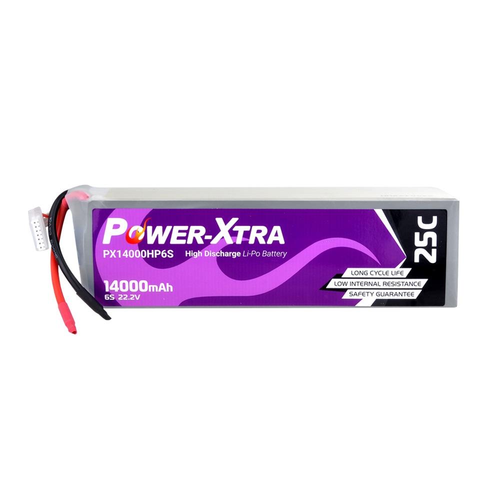 Power-Xtra PX14000HP6S - 6S1P - 22.2V 14000 mAh Li-Polymer Pil -25C