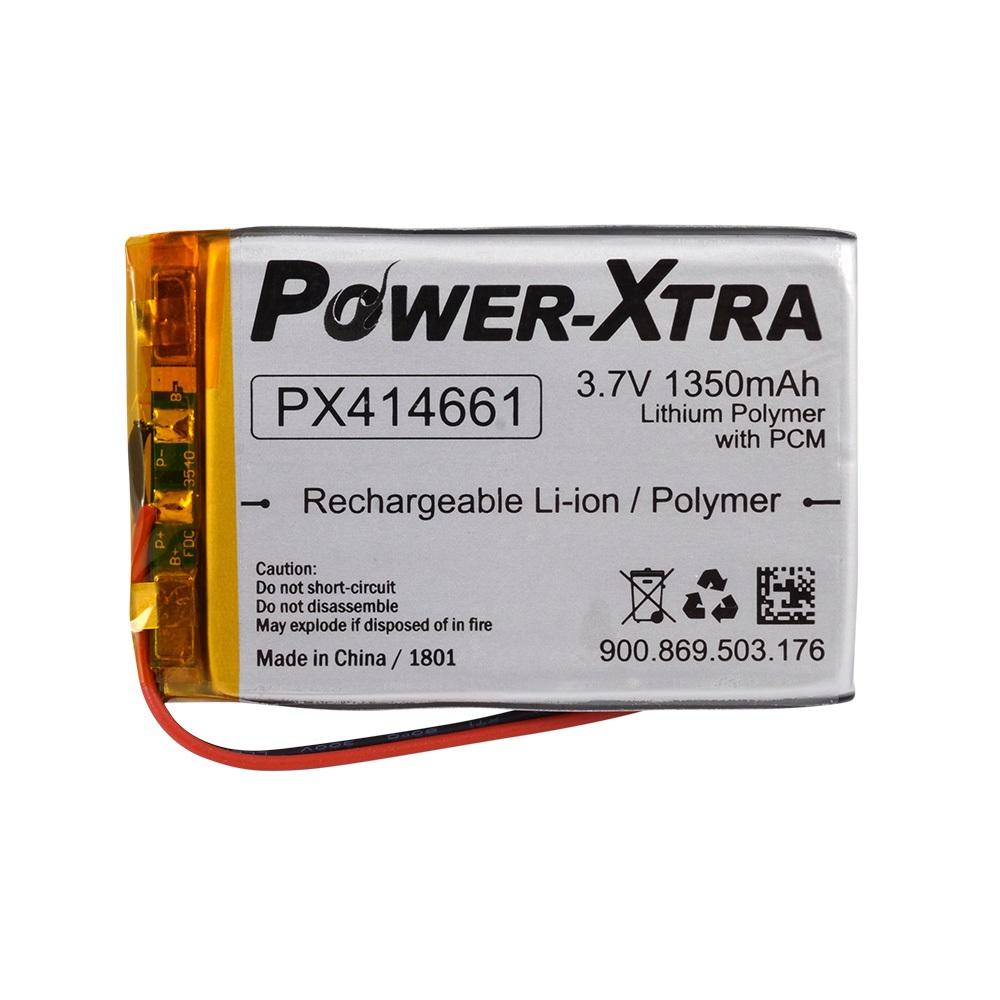 Power-Xtra PX414661 - 3.7V 1350 mAh Li-Polymer Pil - Devreli