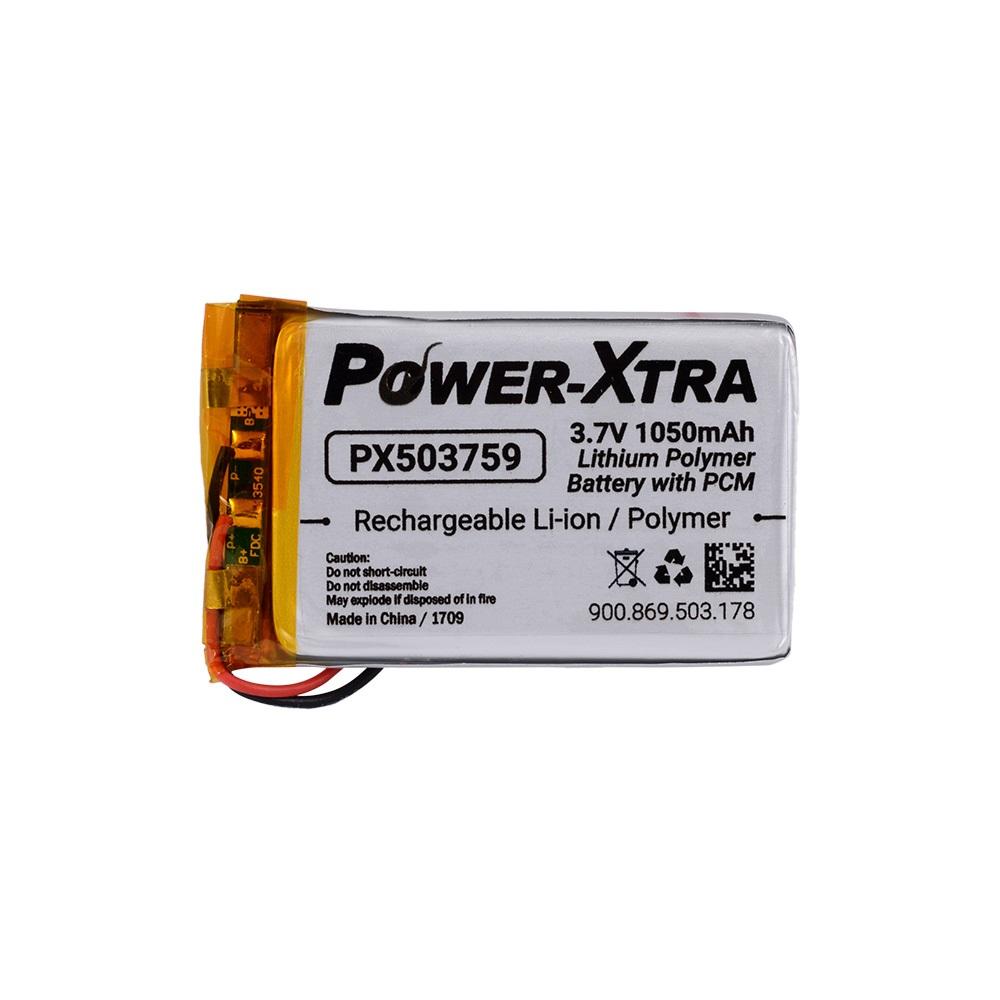 Power-Xtra PX503759 - 3.7V 1050 mAh Li-Polymer Pil - Devreli