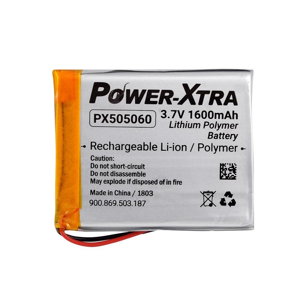 Power-Xtra PX505060 - 3.7V 1600 mAh Li-Polymer Pil - Devreli