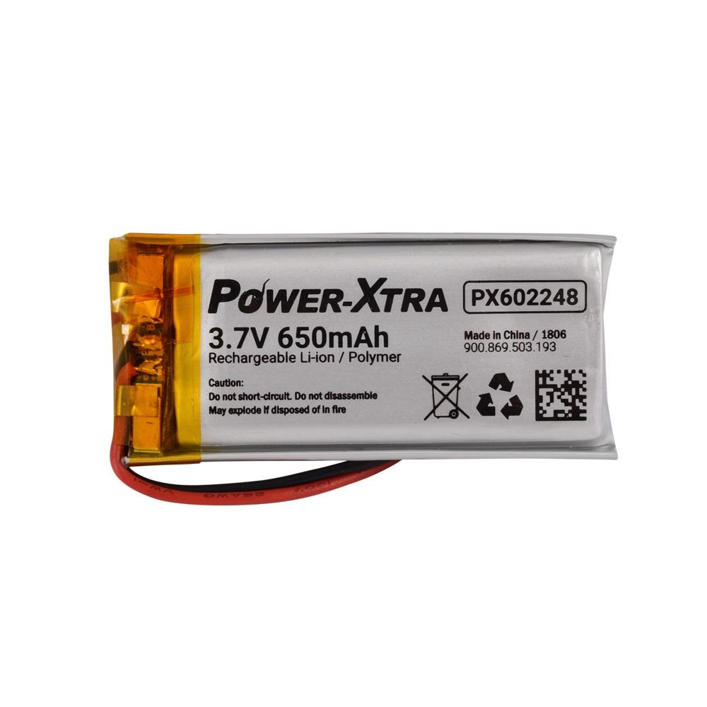 Power-Xtra PX602248 - 3.7V 650 mAh Li-Polymer Pil - Devreli