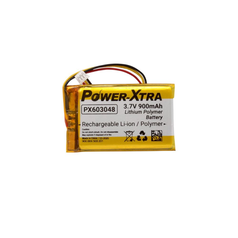 Power-Xtra PX603048 - 3.7V 900 mAh Li-Polymer Pil-Soketli-Devreli-1.5A