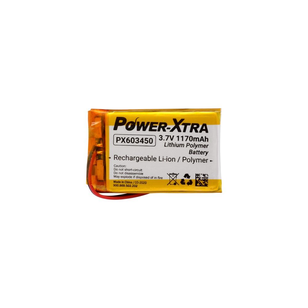 Power-Xtra PX603450 - 3.7V 1170mAh Li-Polymer Pil - Devreli