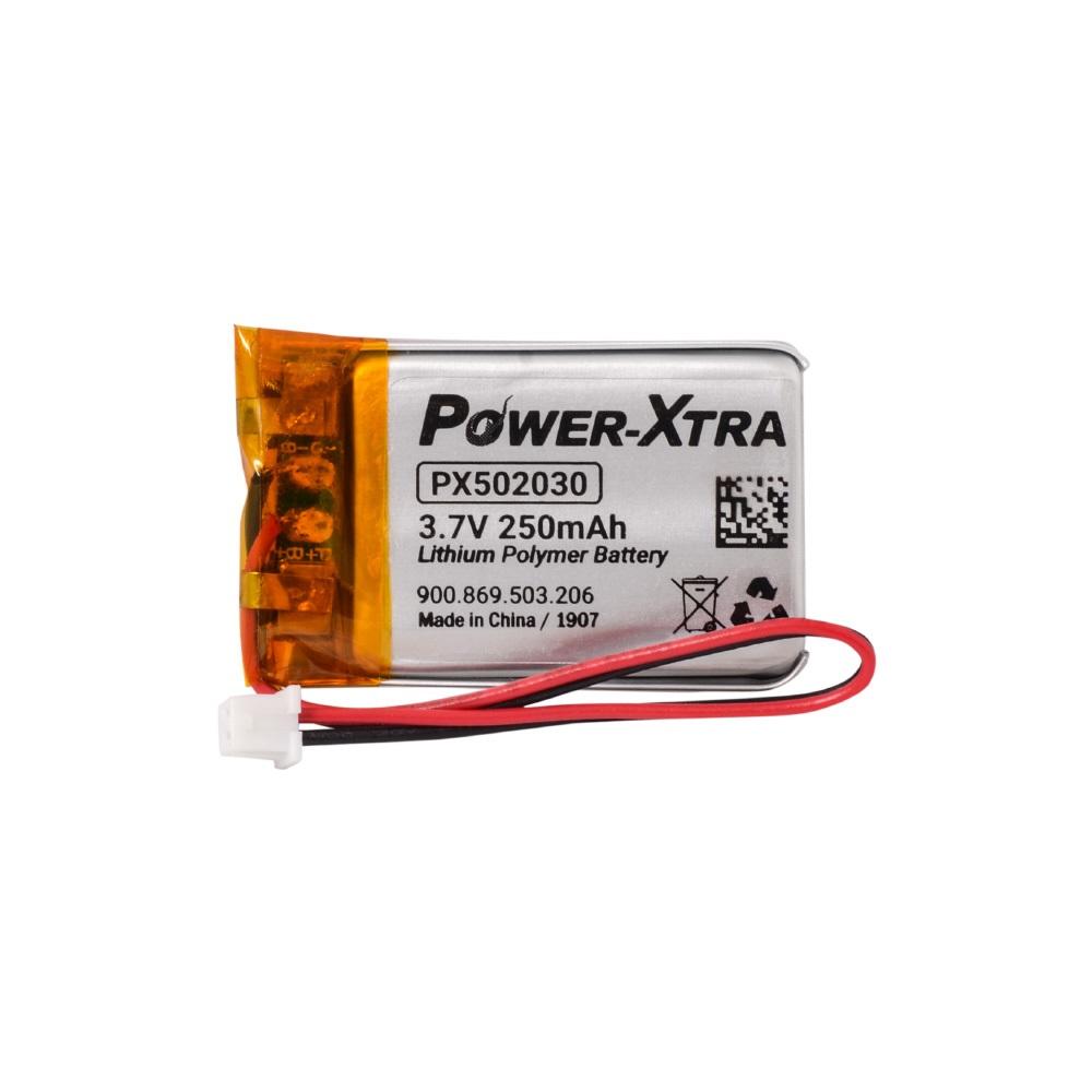 Power-Xtra PX502030 - 3.7V 250 mAh Li-Polymer Pil - Devreli-Soketli-7cm