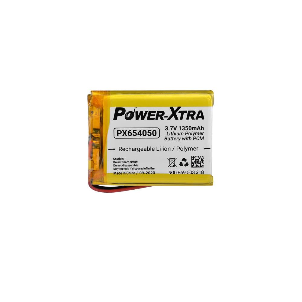Power-Xtra PX654050 - 3.7V 1350 mAh Li-Polymer Pil - Devreli