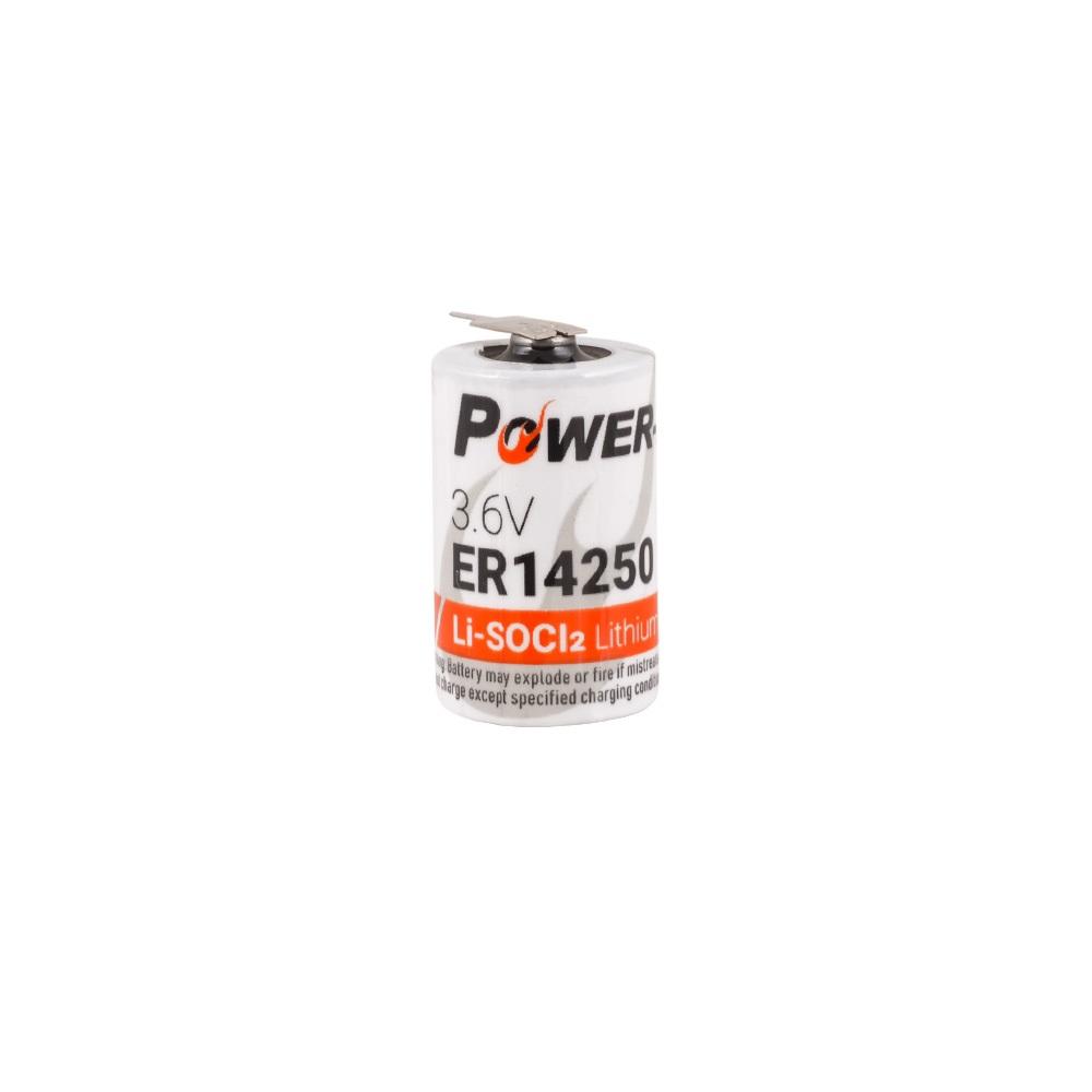 Power-Xtra 3.6V ER14250 1/2AA-2PT Li-SOCI2 Lithium Pil