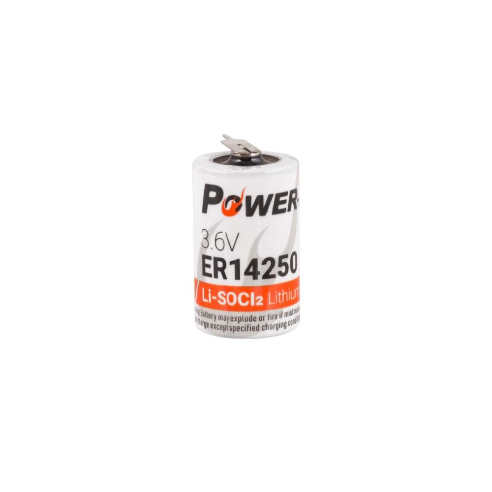 Power-Xtra 3.6V ER14250 1/2AA-3PT Li-SOCI2 Lithium Pil