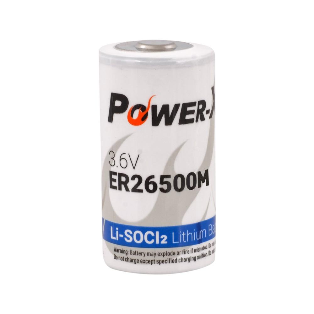 Power-Xtra 3.6V ER26500M C Size Li-SOCI2 Lithium Pil
