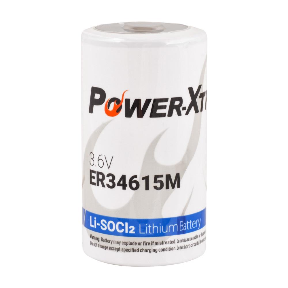 Power-Xtra 3.6V ER34615M D Size Li-SOCI2 Lithium Pil