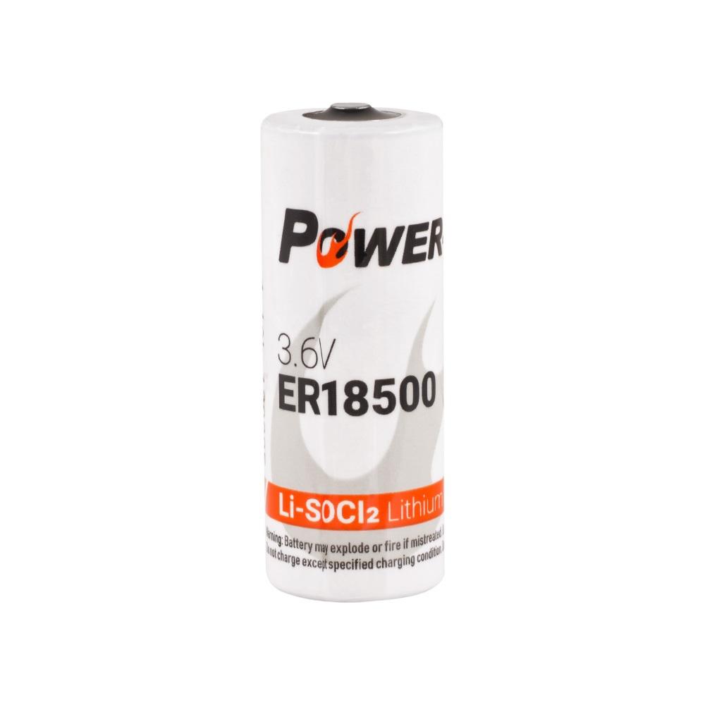Power-Xtra 3.6V ER18500 A Size Li-SOCI2 Lithium Pil