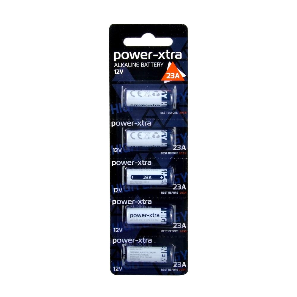 Power-Xtra 23A Size 12V Alkaline Pil - 5li Blister