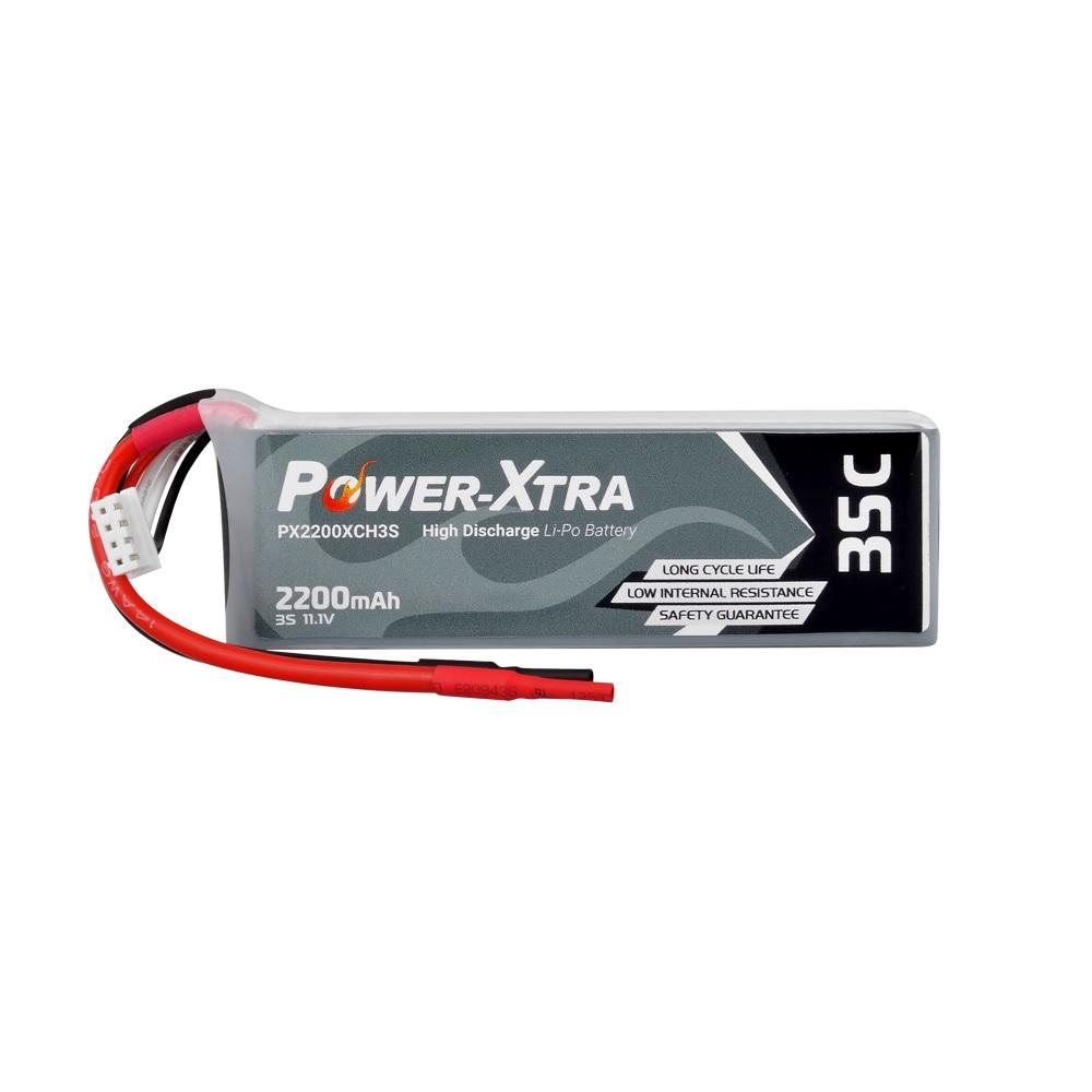 Power-Xtra PX2200XCH3S - 3S1P - 11.1V 2200 mAh Li-Polymer Pil -35C