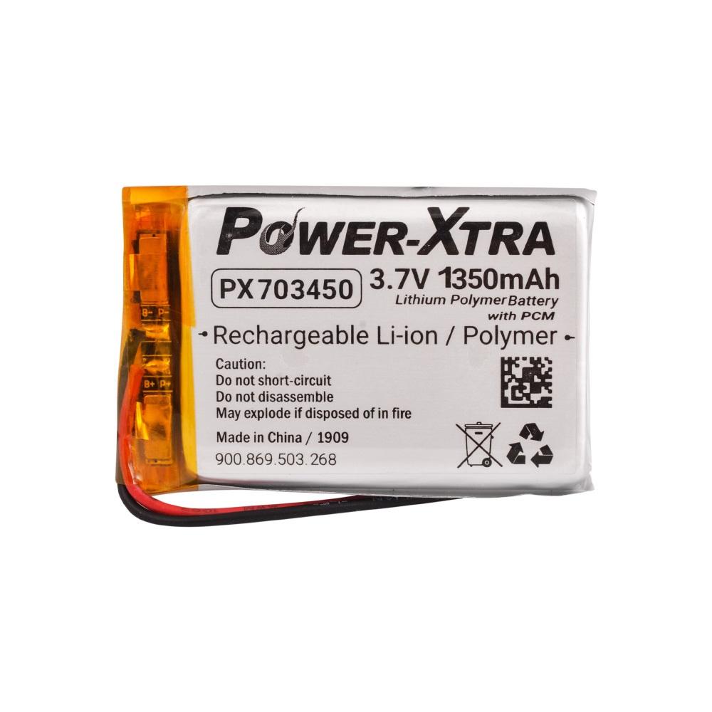 Power-Xtra PX703450 - 3.7V 1350 mAh Li-Polymer Pil - Devreli