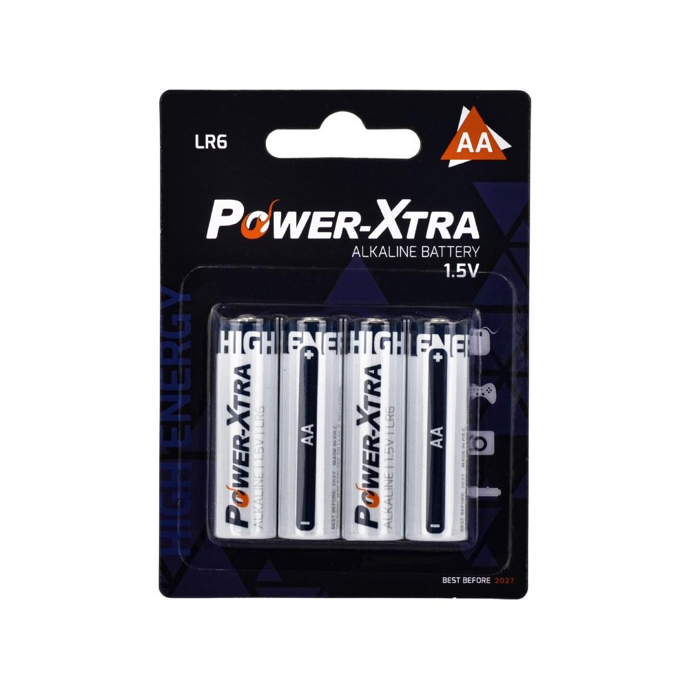 Power-Xtra LR06/AA Size Alkaline Pil - 4lü Blister