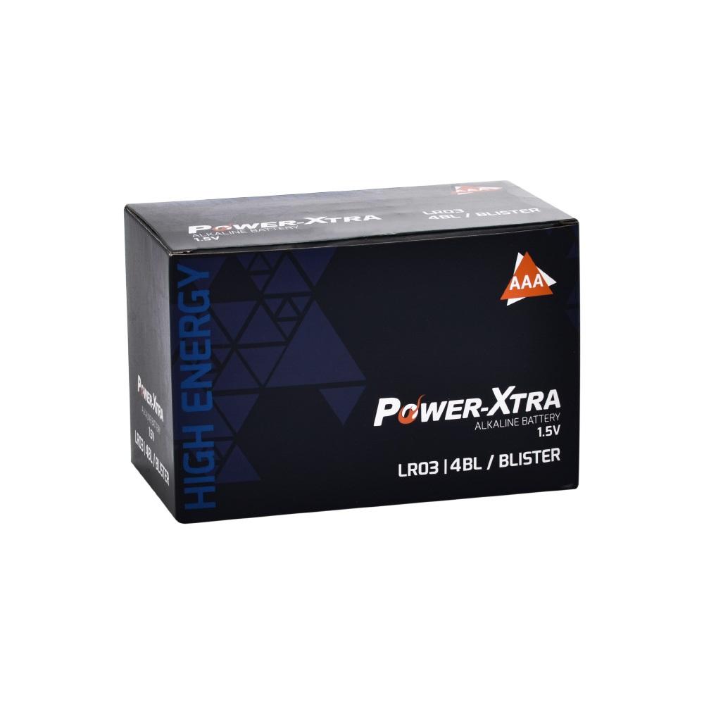 Power-Xtra LR03/AAA Size Alkaline Pil - 4lü Blister