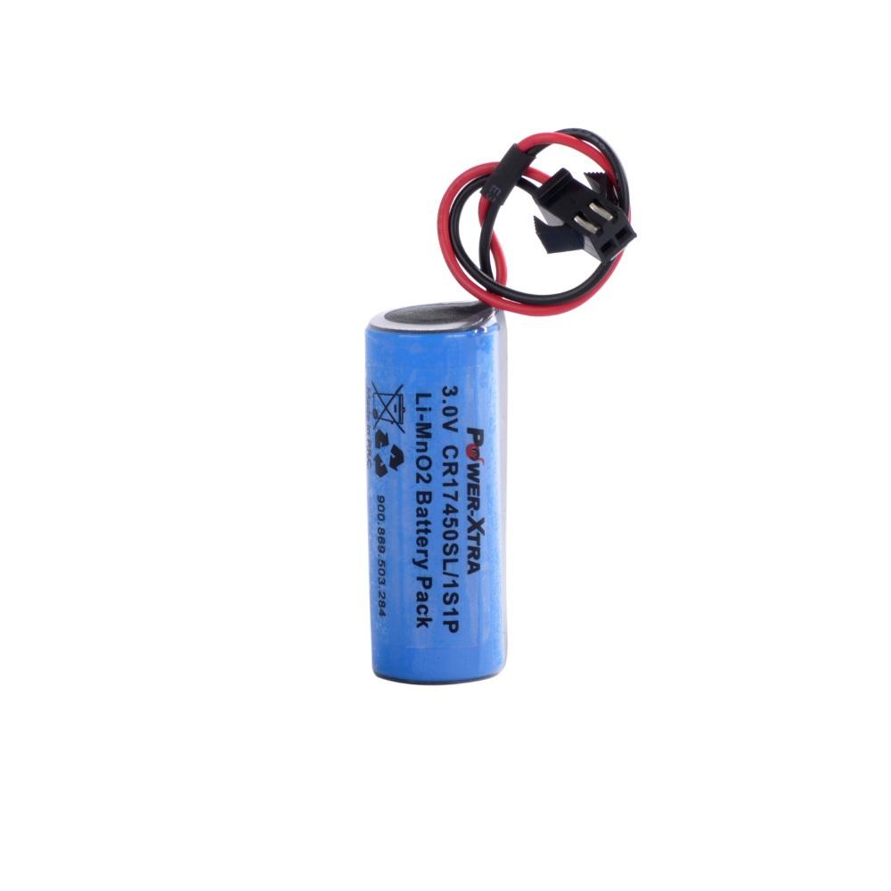 Power-Xtra 1S1P - 3.0V CR17450SL Li-MnO2 Lithium Pil - Soketli