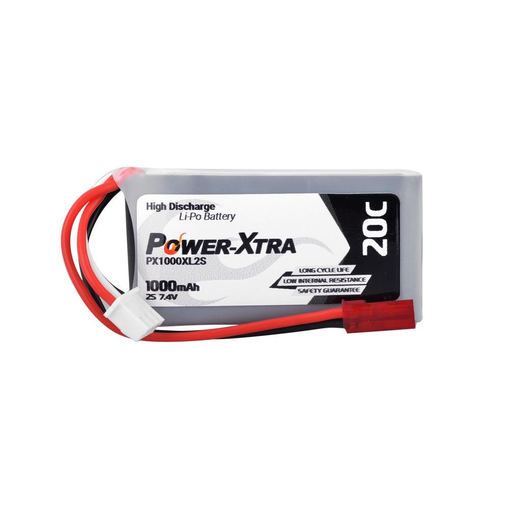 Power-Xtra PX1000XL2S - 2S1P - 7.4V 1000 mAh Li-Polymer Pil -20C