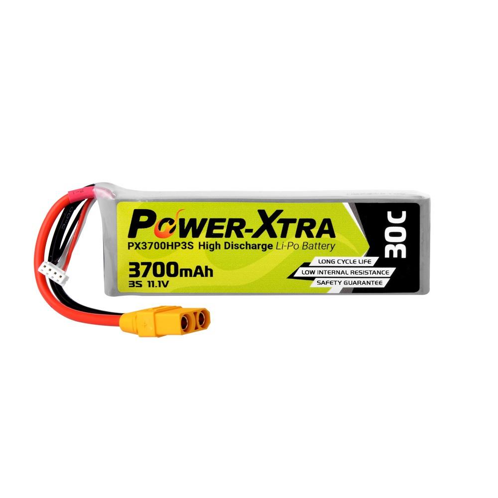 Power-Xtra PX3700HP3S - 3S1P - 11.1V 3700 mAh Li-Polymer Pil -30C