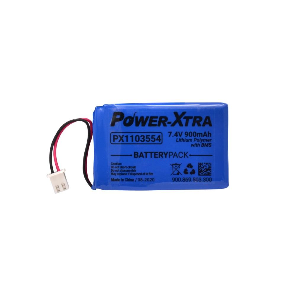 Power-Xtra 2S1P-PX1103554 - 7.4V 900 mAh Li-Polymer Pil-Batarya Paketi