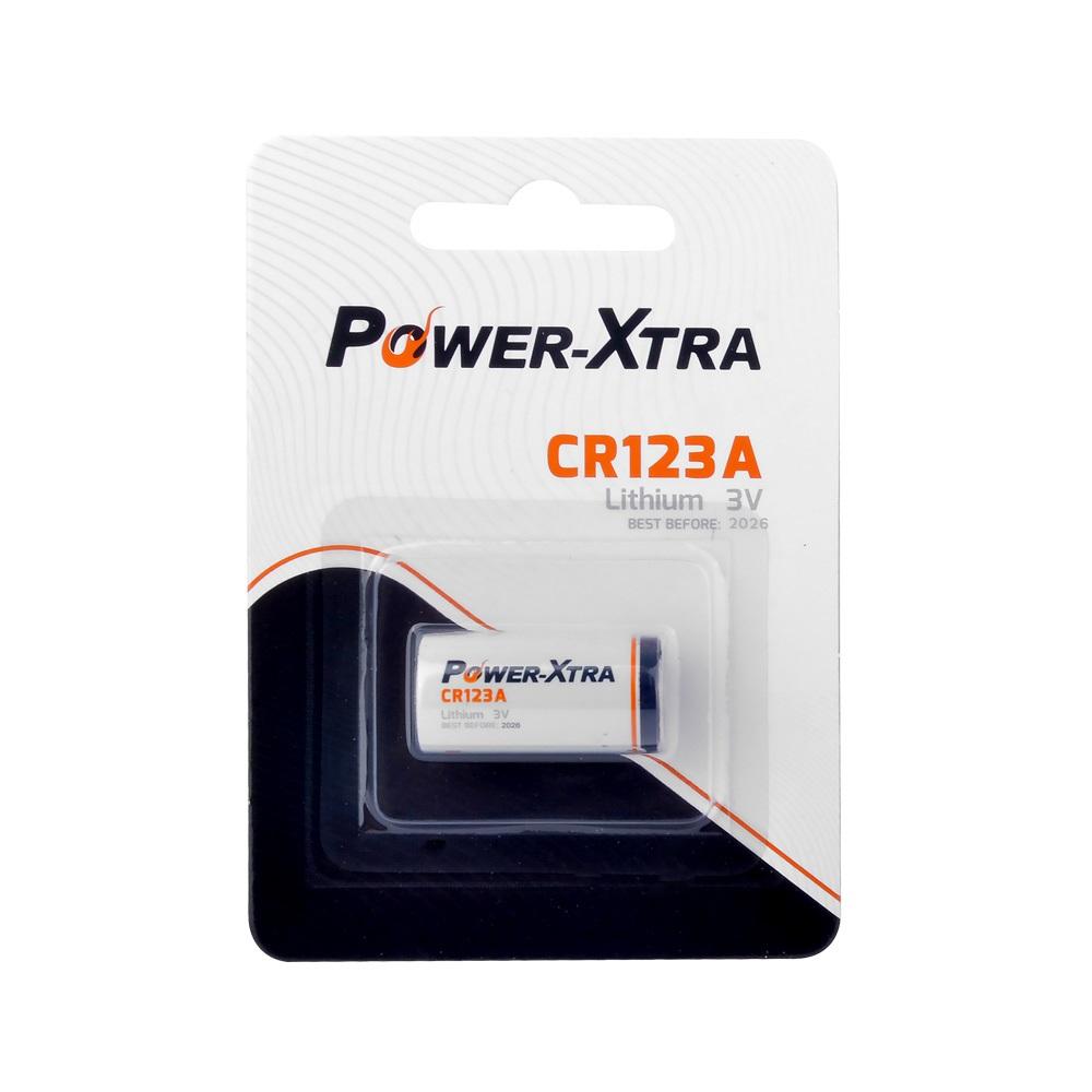 Power-Xtra CR123A Lithium Pil - Tekli Blister