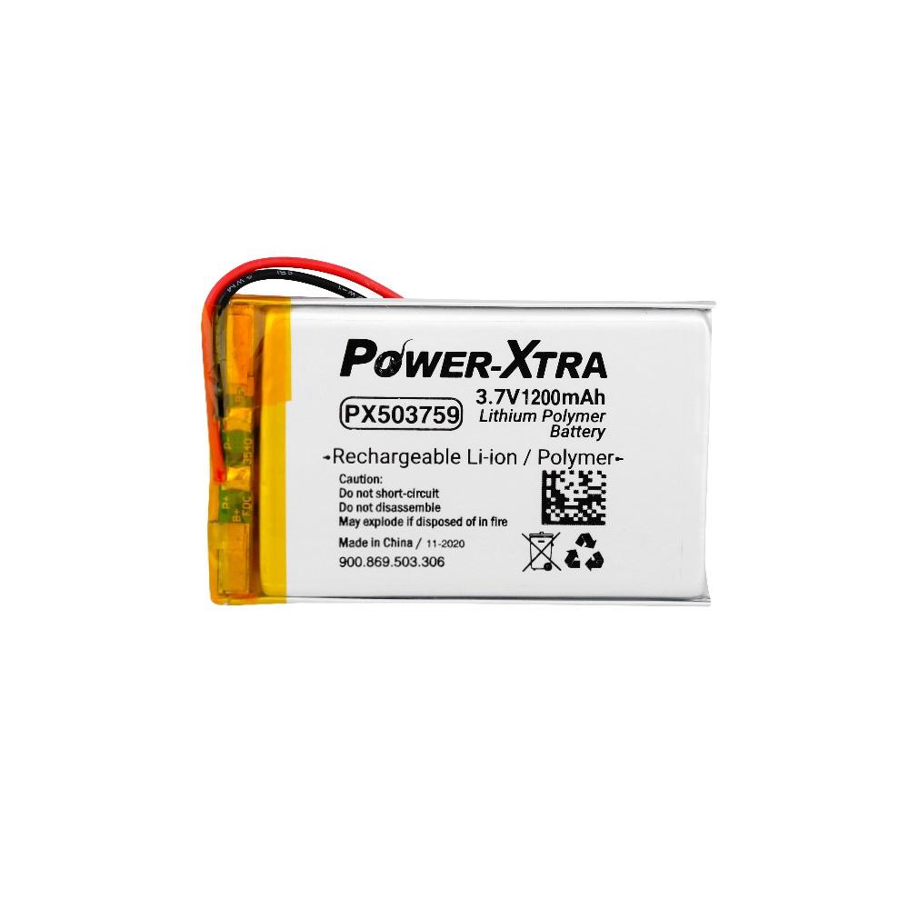 Power-Xtra PX503759 - 3.7V 1200 mAh Li-Polymer Pil - Devreli