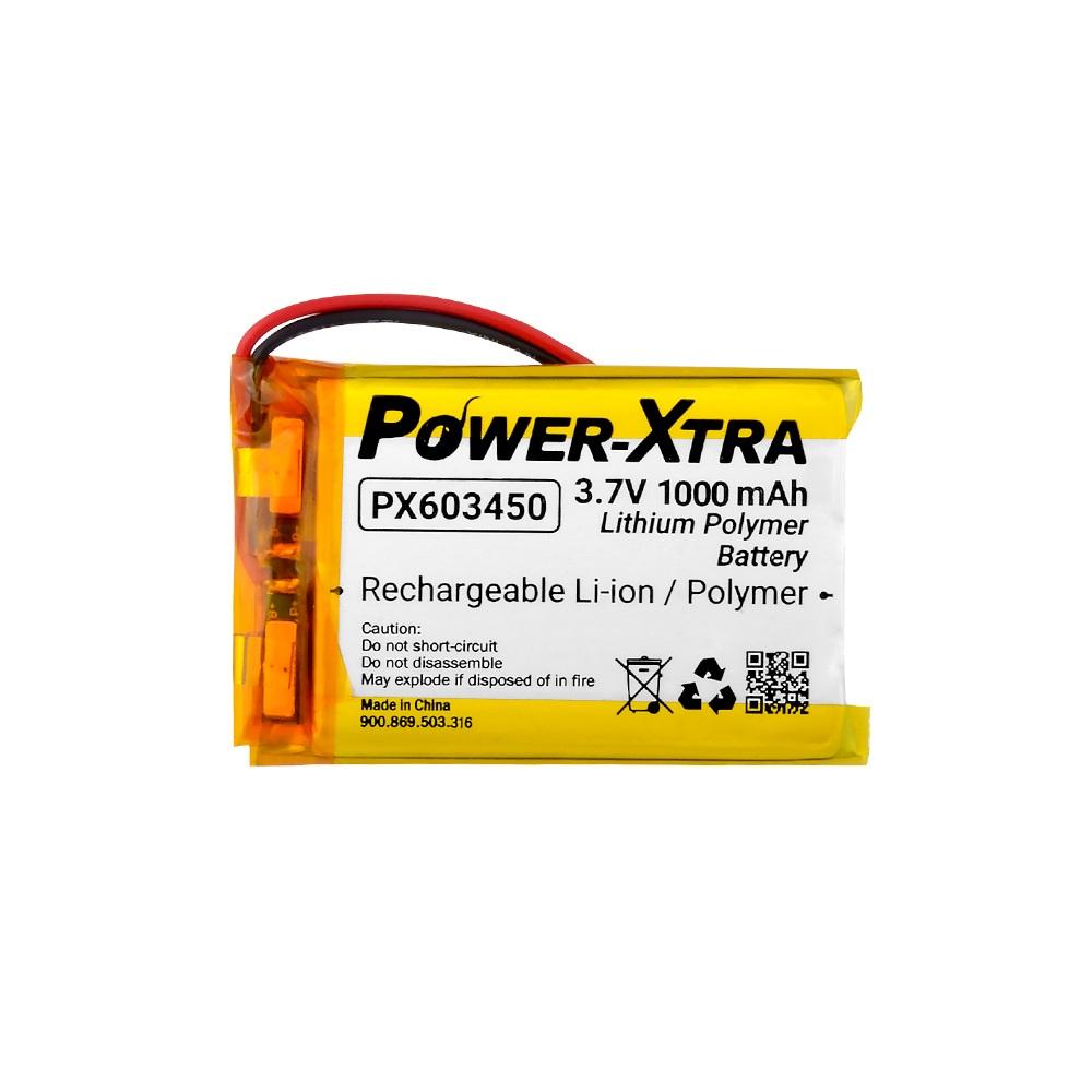 Power-Xtra PX603450 - 3.7V 1000mAh Li-Polymer Pil - Devreli