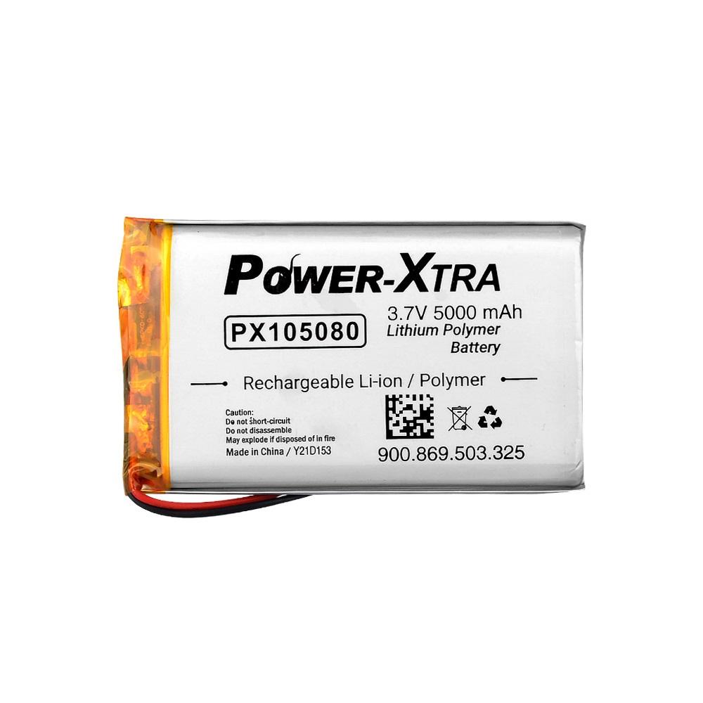 Power-Xtra PX105080 - 3.7V 5000 mAh Li-Polymer Pil - Devreli-3.0A