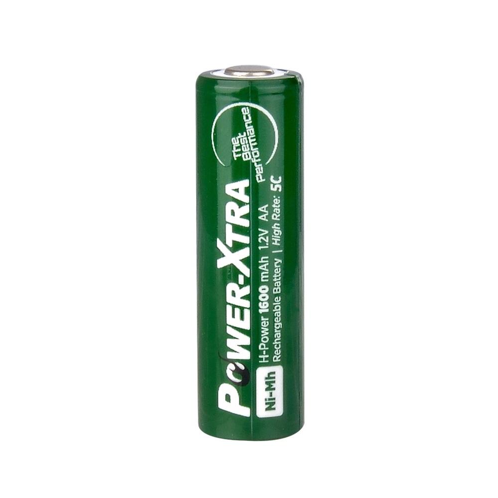 Power-Xtra H-Power - 1.2V 1600 Mah- AA -Ni-Mh Şarjlı Pil - Flat-Başsız -5C