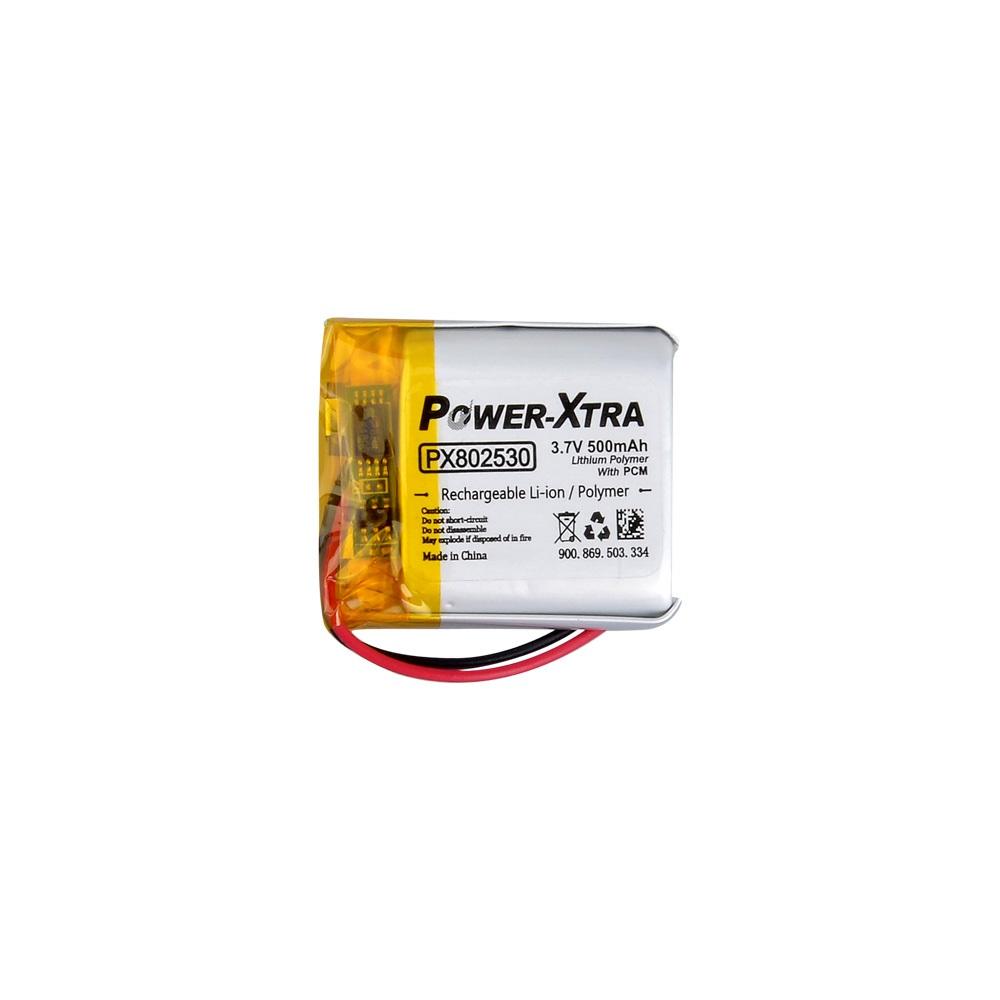 Power-Xtra PX802530 - 3.7V 500 mAh Li-Polymer Pil - Devreli