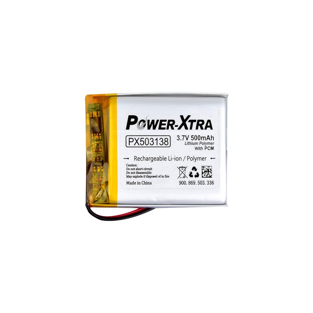 Power-Xtra PX503138 - 3.7V 500 mAh Li-Polymer Pil - Devreli