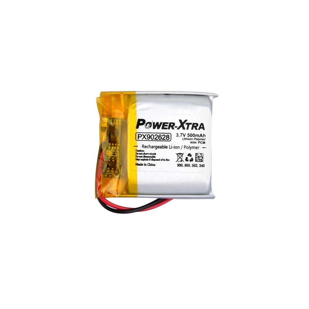 Power-Xtra PX902628 - 3.7V 500 mAh Li-Polymer Pil - Devreli