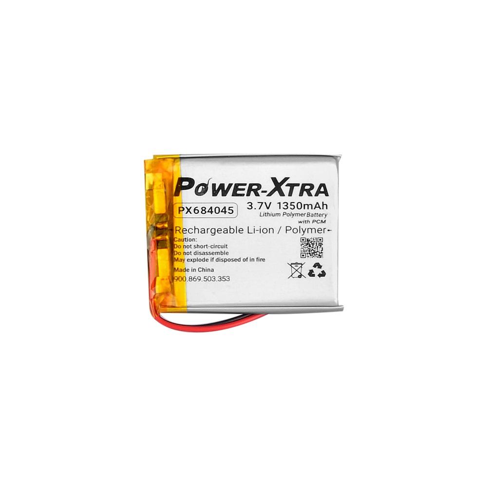 Power-Xtra PX684045 - 3.7V 1350 mAh Li-Polymer Pil - Devreli