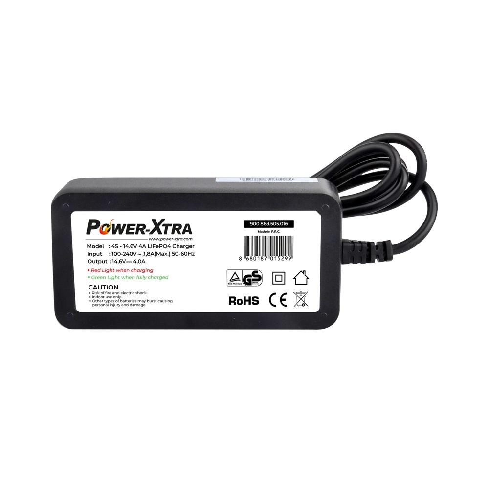 Power-Xtra - 4S - 14.6V 4A - LiFePO4 Pil Şarj Cihazı