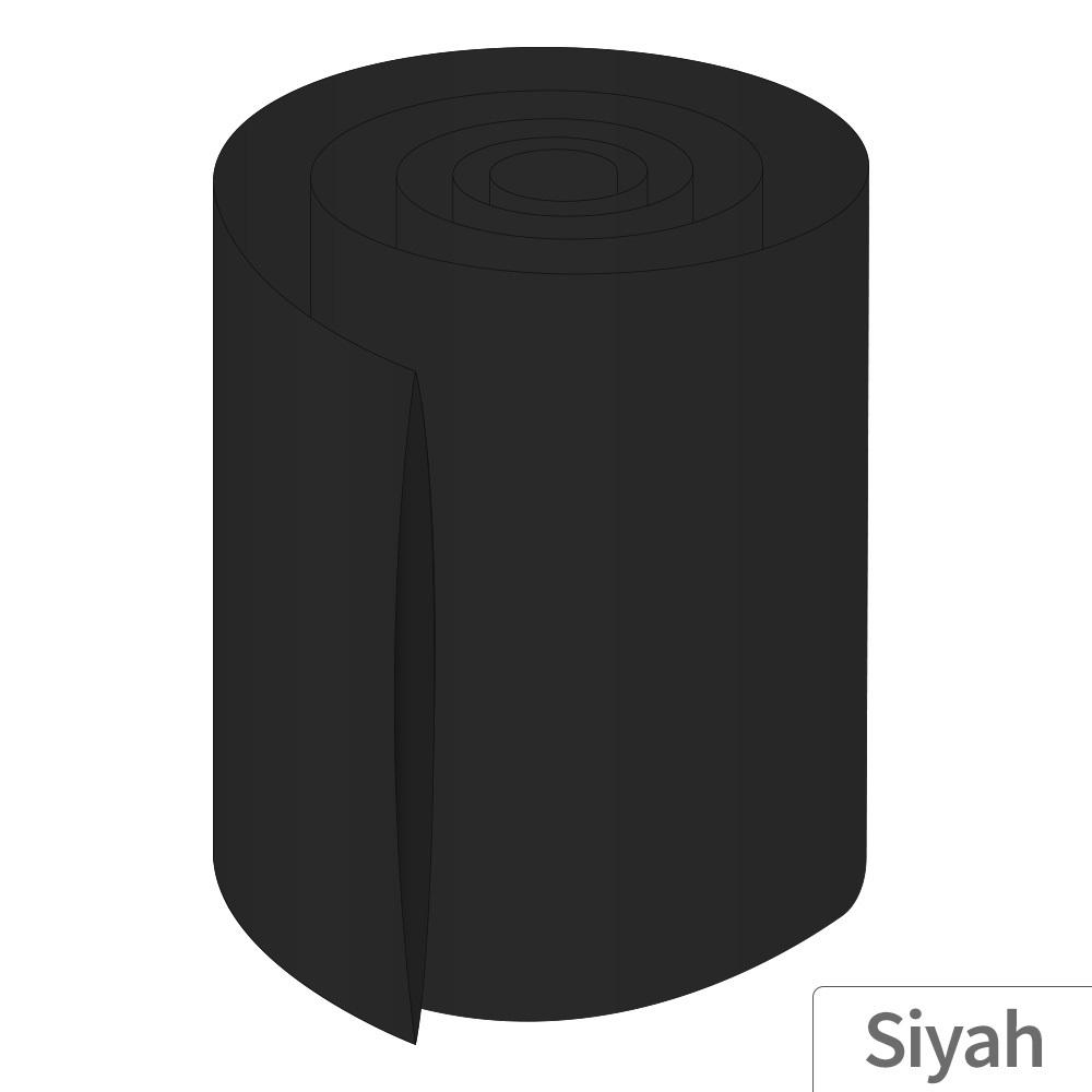 12M - 125mm PVC Heat Shrink Siyah - 5 Metre