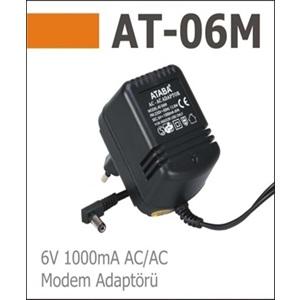 Ataba AT-06M 6V 1000 mAh AC-AC Modem Adaptörü