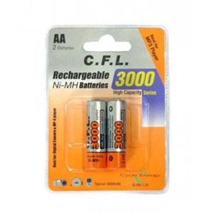 CFL 1.2V 3000 Series 2800 Mah AA 2Li Blister