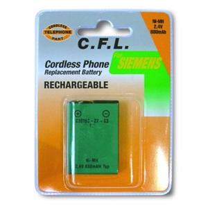 CFL 2.4V 880 Mah Siemens Telsiz Telefon Pili