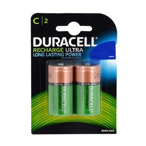 Duracell 1.2V 3000 mAh C Orta Şarjlı Pil 2li