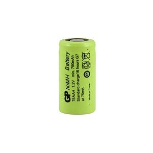 GP 75AAH 1.2V 750 MAH 2/3AA Size Ni-Mh Pil