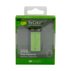 GP Recyko 9V 200 mAh Pil 1li