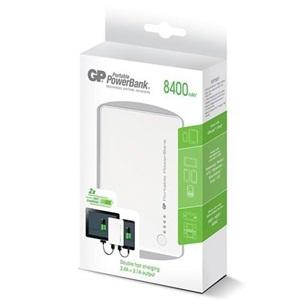 GP GP381WE-2B1 Portable Powerbank Li-ion 8400 mAh Harici Batarya Beyaz