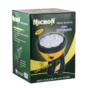 Micron MLS-9019L 19 Ledli Şarj Edilebilir Fener