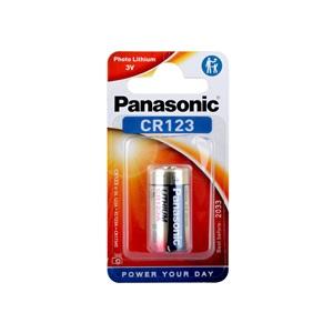 Panasonic CR123A Lithium Pil - Tekli Blister