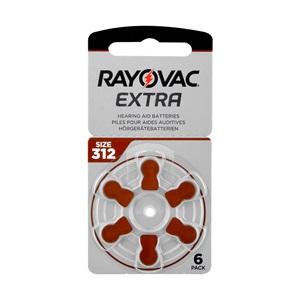 Rayovac Extra Advanced 312 / PR41 Numara Kulaklık Pili 6lı