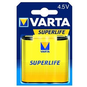 Varta 2012 Superlife 4.5V Yassı Pil 1li